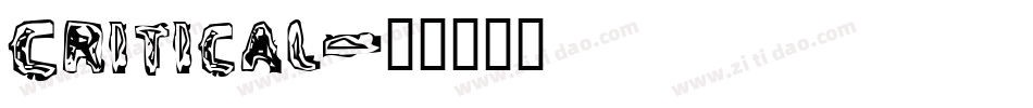 Critical字体转换