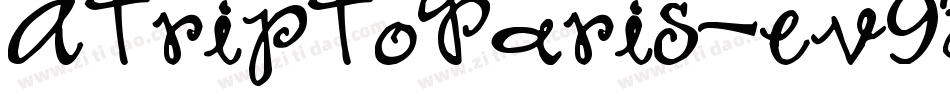 ATripToParis-ev93字体转换