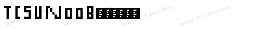 TCSUN00B字体转换