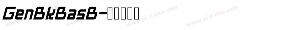 GenBkBasB字体转换