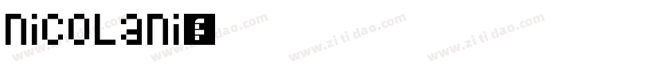 NICOLANI字体转换