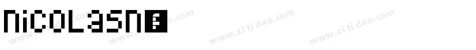 NICOLASN字体转换