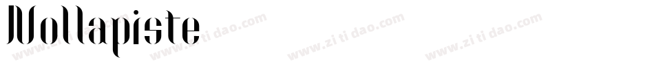 Nollapiste字体转换