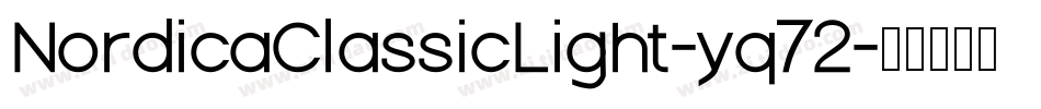 NordicaClassicLight-yq72字体转换