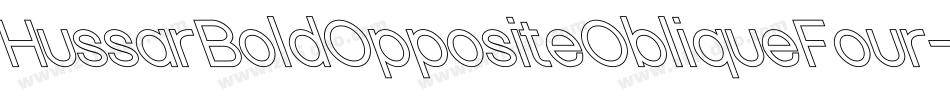 HussarBoldOppositeObliqueFour-a1oJ字体转换