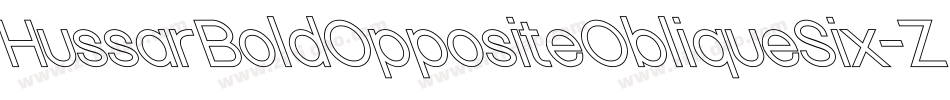 HussarBoldOppositeObliqueSix-Za7l字体转换