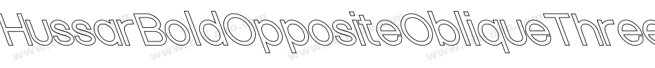 HussarBoldOppositeObliqueThree-32yy字体转换