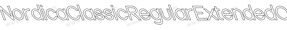 NordicaClassicRegularExtendedOppositeObliqueOutline-WaP4字体转换