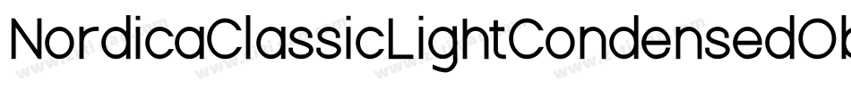 NordicaClassicLightCondensedOblique-l7BZ字体转换