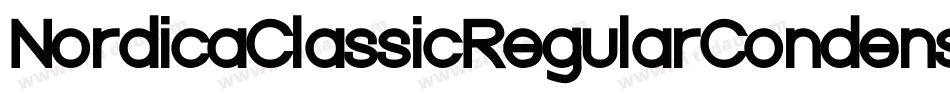 NordicaClassicRegularCondensed-d8yg字体转换