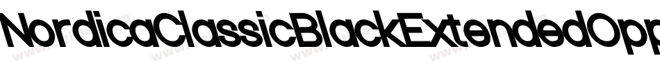 NordicaClassicBlackExtendedOppositeObliqueOutline-Jen7字体转换