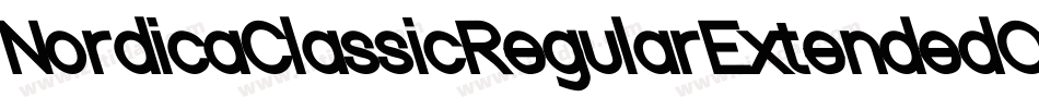 NordicaClassicRegularExtendedOppositeObliqueOutline-WaP4字体转换