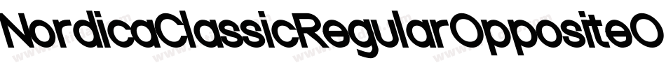 NordicaClassicRegularOppositeObliqueOutline-32XG字体转换