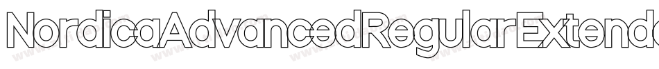 NordicaAdvancedRegularExtended-a1xK字体转换