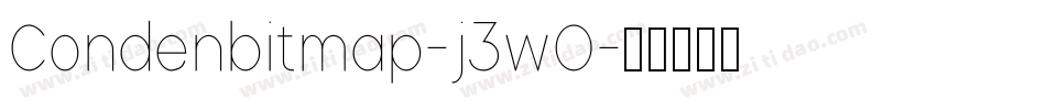 Condenbitmap-j3wO字体转换