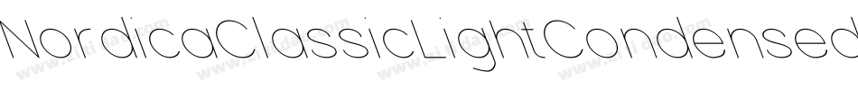 NordicaClassicLightCondensedOppositeOblique-1MXj字体转换