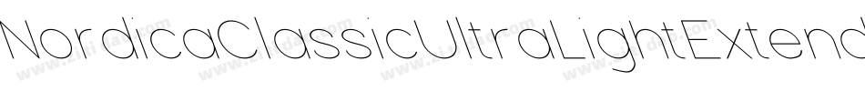 NordicaClassicUltraLightExtended-VJP6字体转换