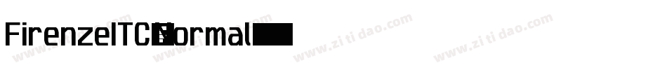 FirenzeITC-Normal字体转换