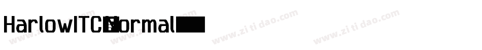 HarlowITC-Normal字体转换