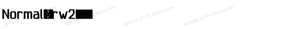 Normal-Xrw2字体转换