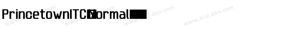 PrincetownITC-Normal字体转换