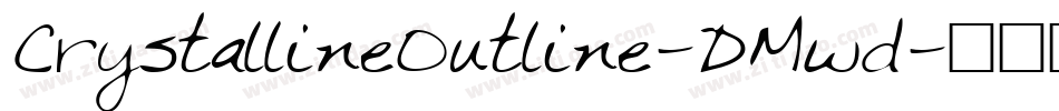 CrystallineOutline-DMwd字体转换