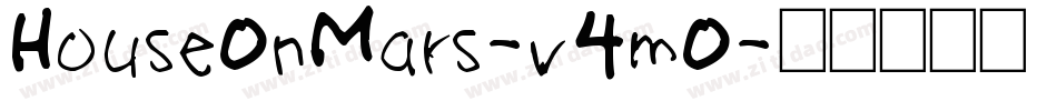HouseOnMars-v4mO字体转换