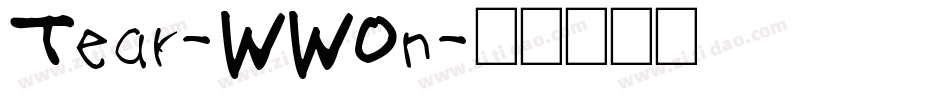 Tear-WWOn字体转换