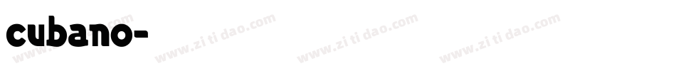 cubano字体转换