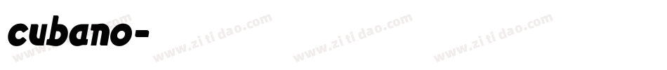 cubano字体转换