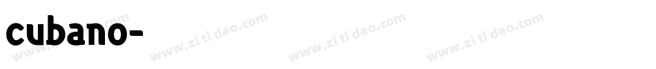 cubano字体转换
