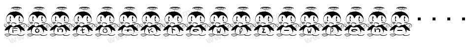 FontOfKrewgz-wPen字体转换