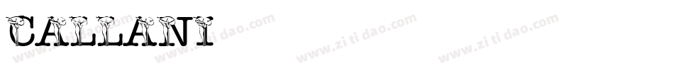 Callani字体转换