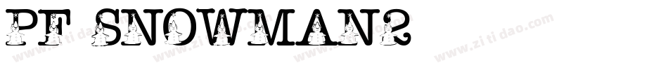 pf_snowman2字体转换