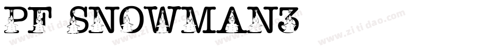 pf_snowman3字体转换