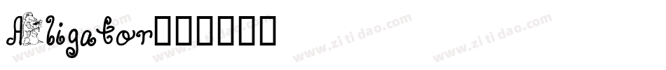 Aligator字体转换