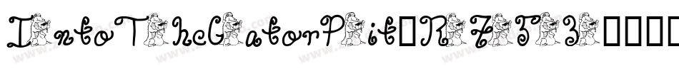 IntoTheGatorPit-R753字体转换 IntoTheGatorPit-R753字体转换