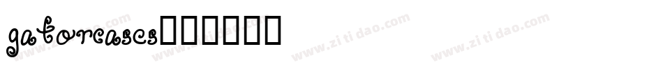 gatorcases字体转换