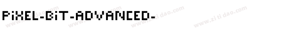 pixel-bit-advanced字体转换