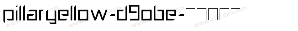 PillarYellow-d9OBE字体转换