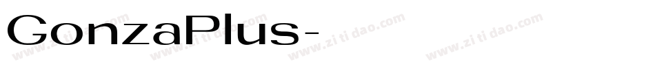GonzaPlus字体转换