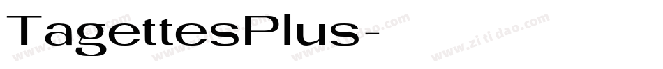 TagettesPlus字体转换