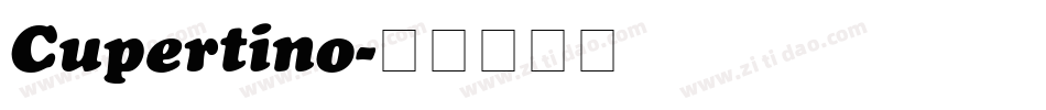 Cupertino字体转换