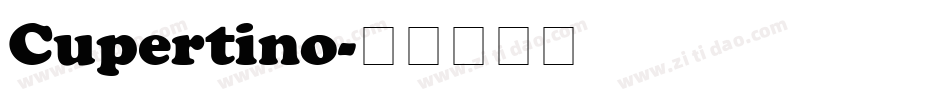 Cupertino字体转换
