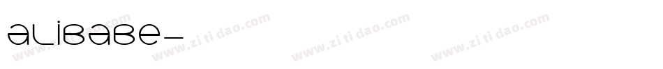 Alibabe字体转换