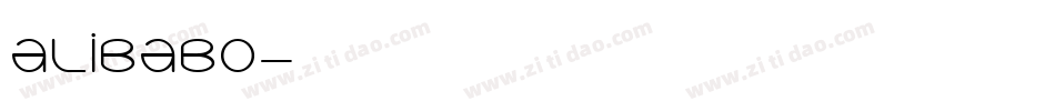 Alibabo字体转换
