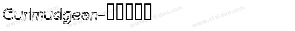 Curlmudgeon字体转换