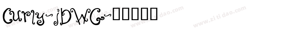 Curly-jDWG字体转换