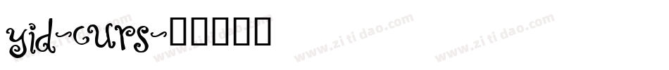 yid-curs字体转换