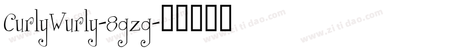 CurlyWurly-8gzg字体转换